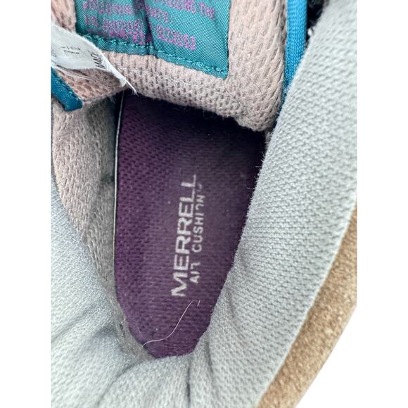 VTG Merrell Westwind GTX Air Cushion Hiking Boots Womens 7.5‎ Brown Blue Lace Up - Picture 14 of 16